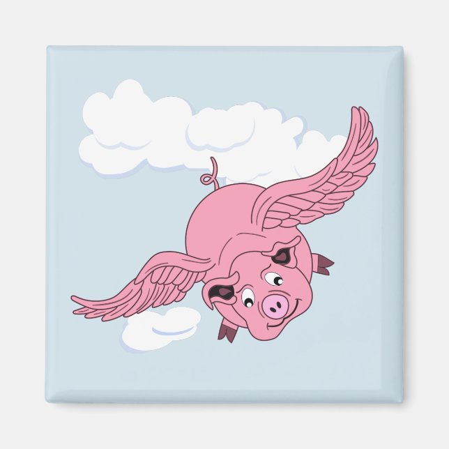 Flying Pig Magnet (Vorne)