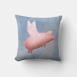 Flying Pig Pillow Kissen