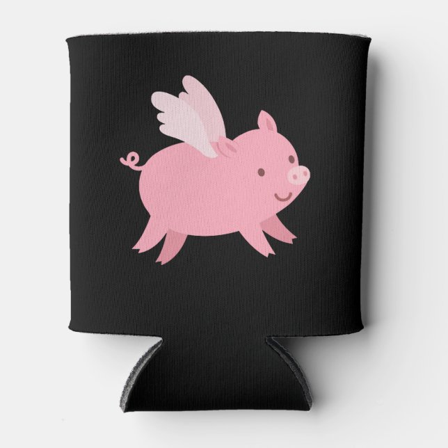 Flying Pig with Wings Fly Pig Lovers Dosenkühler (Vorderseite)