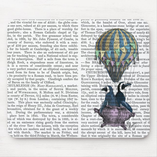 Flying Pinguine Mousepad (Vorne)