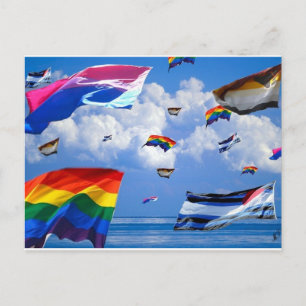 "Flying Pride" von Mark Thaler Postkarte