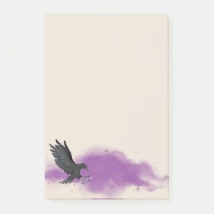 Flying Raven Post-it Klebezettel