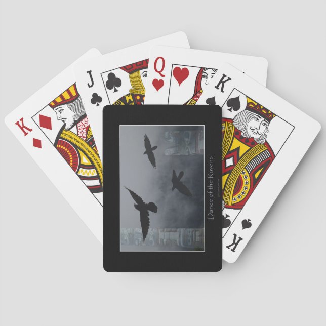 Flying Ravens & Totem Poles Haida Pack Spielkarten (Rückseite)