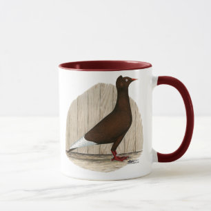 Flying Red Cap-Taube Tasse