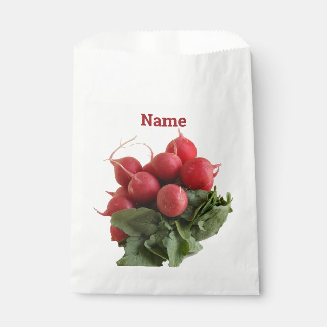 Flying Red Radish Bunch Geschenktütchen (Vorderseite)