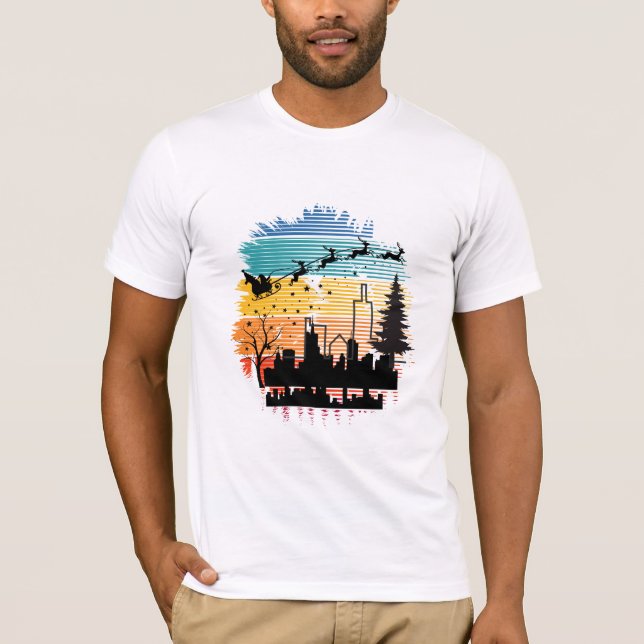 Flying Santa T-Shirt (Vorderseite)