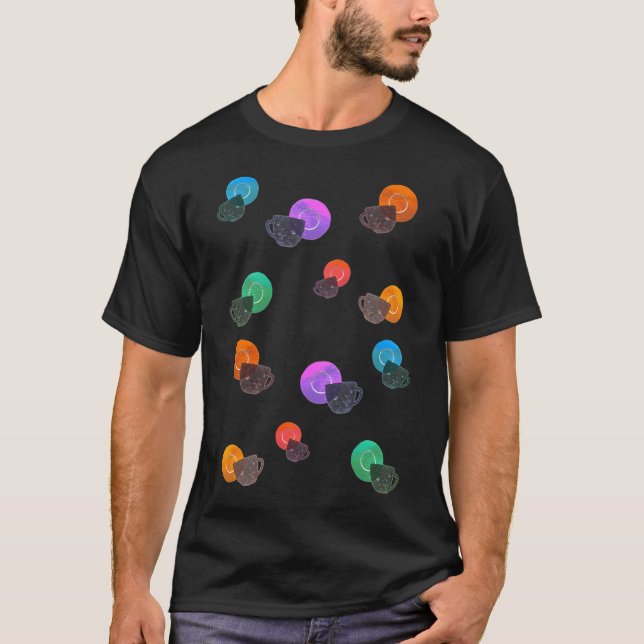 Flying Sauceres and Cups T-Shirt (Vorderseite)