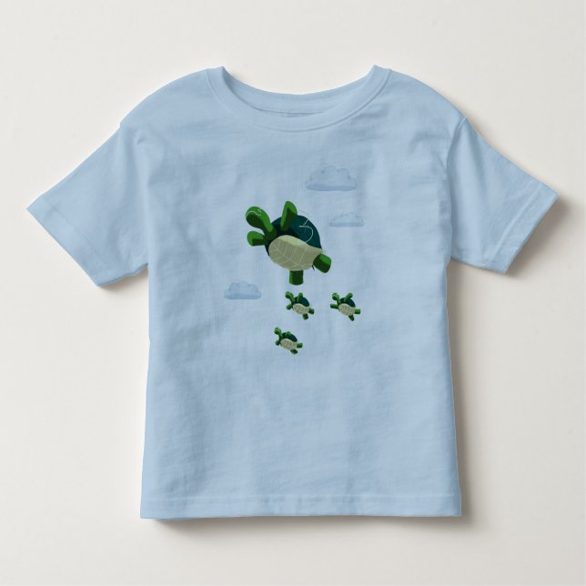 Flying Schildkröte Kleinkind T-shirt (Vorderseite)