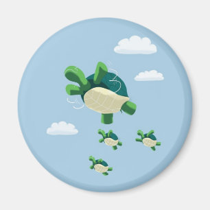 Flying Schildkröte Magnet