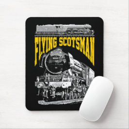 Flying Scotsman 1923 LNER Train. Steam Locomotive. Mousepad