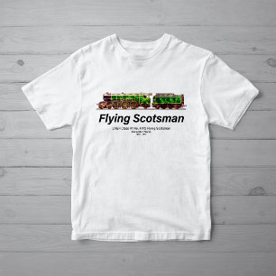 Flying Scotsman-Dampflokomotive T-Shirt