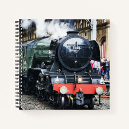 Flying Scotsman Spiral Notebook Notizbuch
