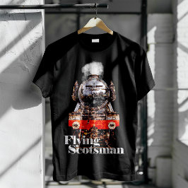 Flying Scotsman – Steam Locomotive Illustration T-Shirt