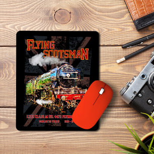 Flying Scotsman Steam Train English Locomotive Mousepad