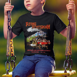 Flying Scotsman Steam Train English Locomotive T-Shirt