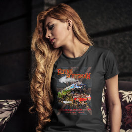 Flying Scotsman Steam Train English Locomotive T-Shirt