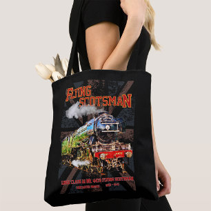 Flying Scotsman Steam Train English Locomotive Tasche