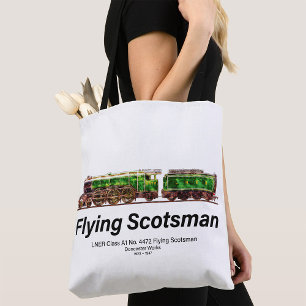 Flying Scotsman Steam Train English Locomotive Tasche