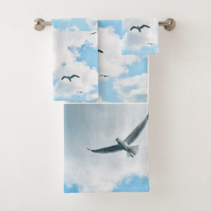 Flying Seagulls Badetuch Set