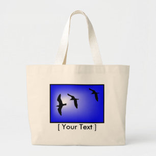 Flying Seagulls Bag Jumbo Stoffbeutel