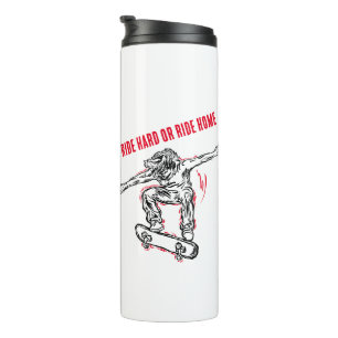 Flying Skater machen Halbair-Skateboarding Thermosbecher