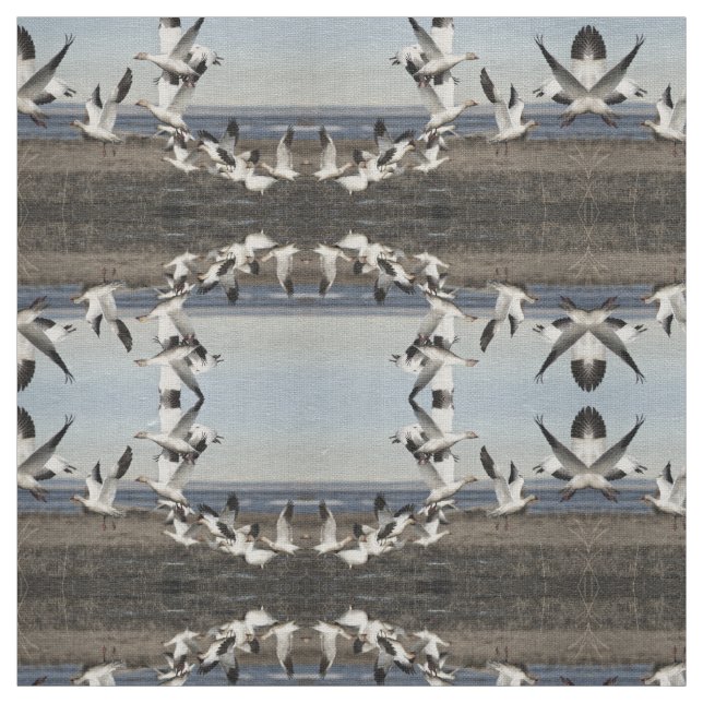 Flying Snow Gese Stoff (Muster)
