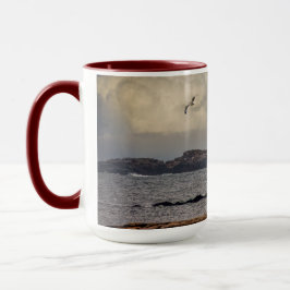 Flying Solo in Nubble Lighthouse Tasse