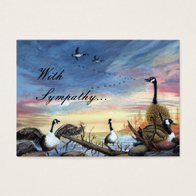 Flying South Malerei, mit Beileid... (Vorderseite)