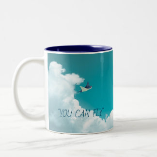 Flying Stingray Two-Tone-Kaffee-Tasse Zweifarbige Tasse