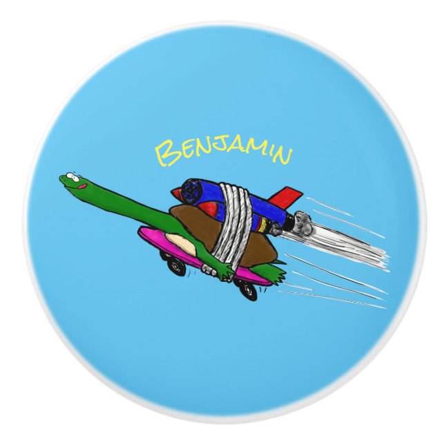 Flying Tortoise Keramikknauf (Vorderseite)