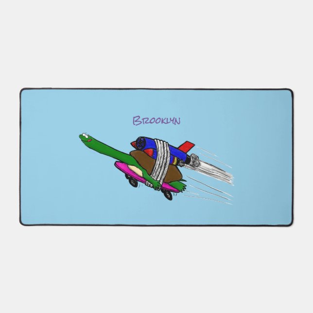 Flying Tortoise Schreibtischunterlage (Vorderseite)