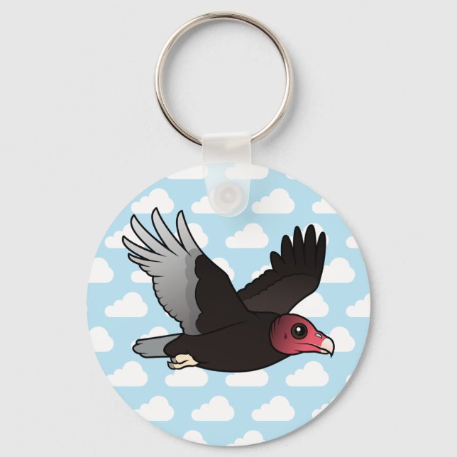 Flying Turkey-Geiture Schlüsselanhänger (Vorderseite)