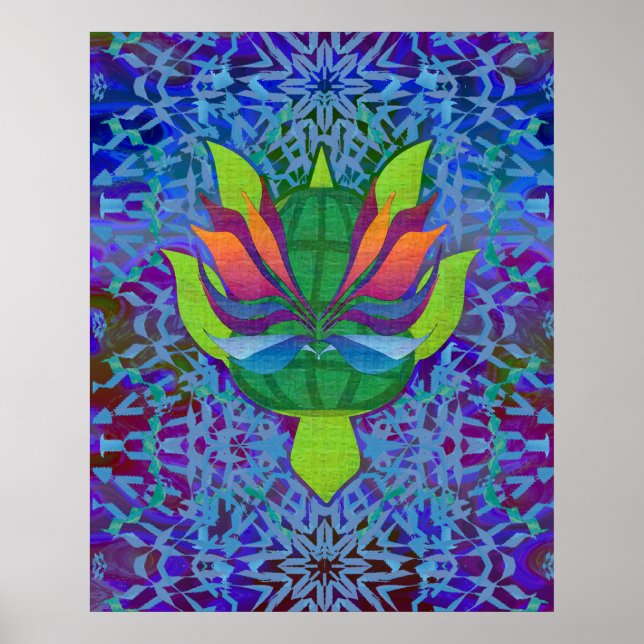 Flying Turtle Poster (Vorne)