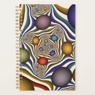 Flying Up Colorful Moderne Art Fractal Abstrait