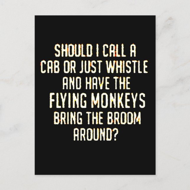 Flyingmonkeypfeife Postkarte (Vorderseite)