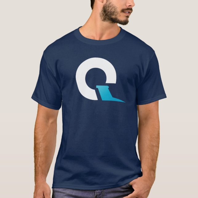 FlyJSim - Q4XP Blau-T - Shirt (Vorderseite)