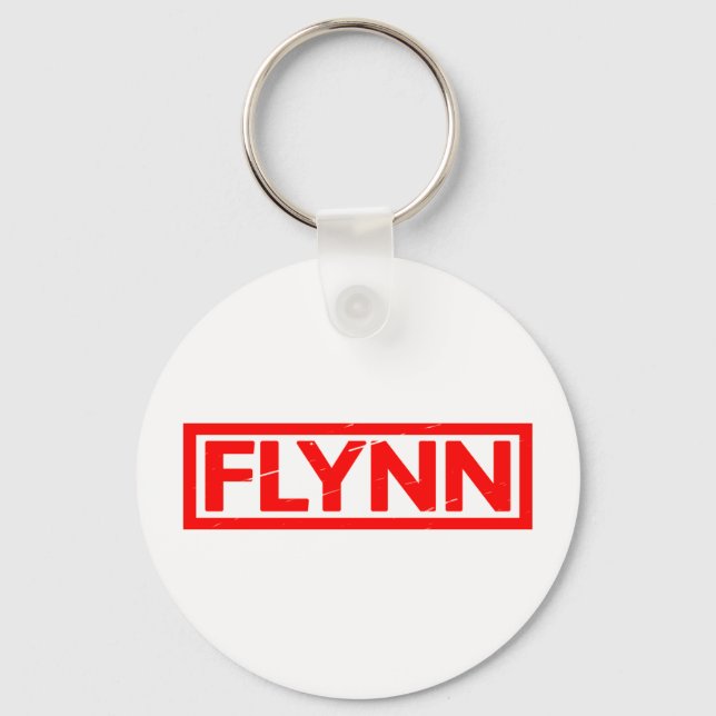 Flynn Briefmarke Schlüsselanhänger (Vorderseite)
