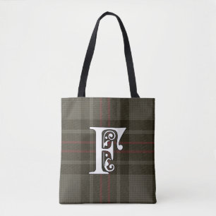 Flynn-Clantartan-Monogramm Tasche