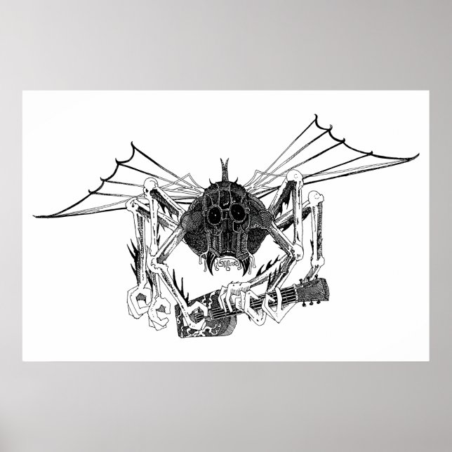 FLYWETA MIT GITAR POSTER (Vorne)