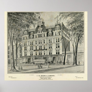 FM Brown u. Co Poster