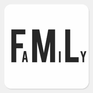 FML-Aufkleber Quadratischer Aufkleber