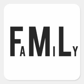 FML-Aufkleber Quadratischer Aufkleber