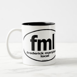 FML Frederick Maryland Einheimisch-Tasse Zweifarbige Tasse