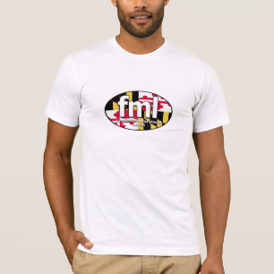 FML Frederick Maryland lokales MD-Flaggen-Shirt T-Shirt