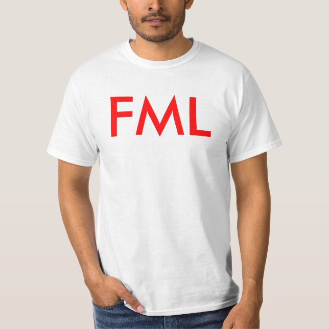 FML (füttern Sie mein Lama) T-Shirt (Vorderseite)