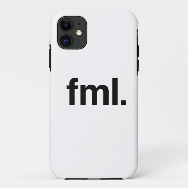 FML Iphone Abdeckung Case-Mate iPhone Hülle (Rückseite)