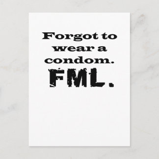 FML-Kondom Postkarte