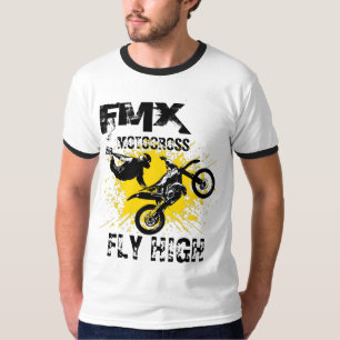 FMX Motocross Fliege hoch T-Shirt