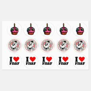FNaF Sticker Pack – Gruselspiel-Vibes