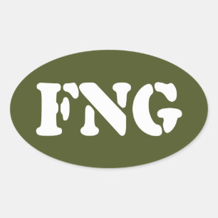 FNG OVALER AUFKLEBER